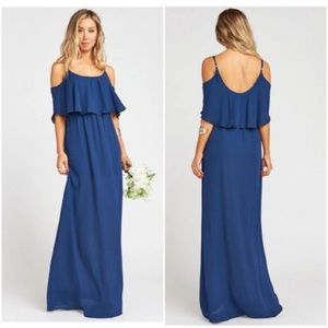 Show Me Your Mumu Caitlin Ruffle Maxi Dress